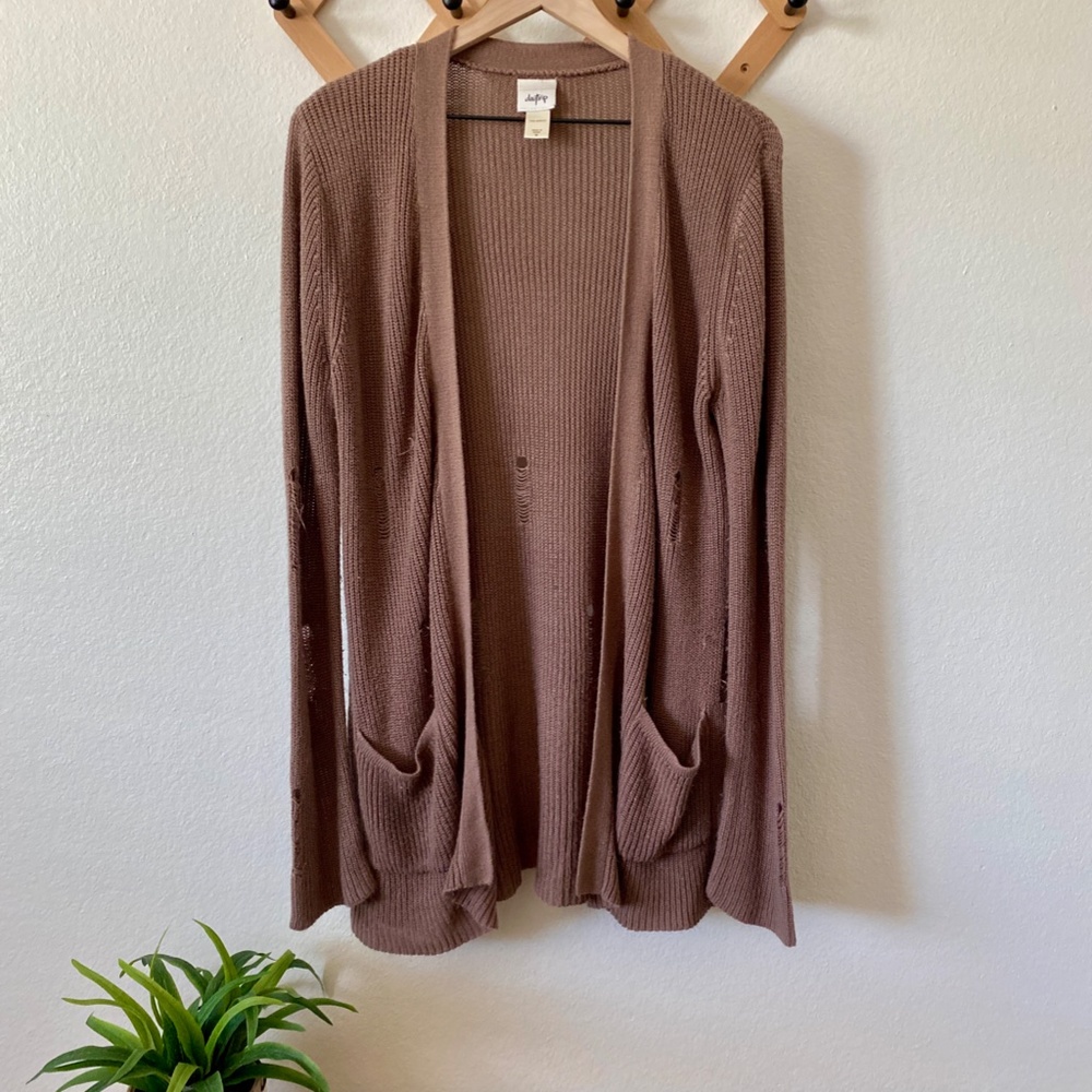 Daytrip Lavender/Mauve Cardigan Sweater